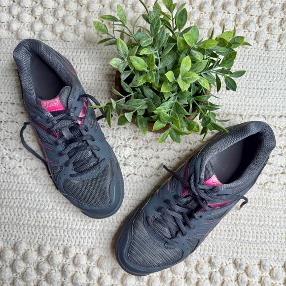 ASICS Women's SIZE 11 Gel 1150V B457Y Gray Pink Athletic Volleyball Shoe Sneaker - Picture 15 of 16